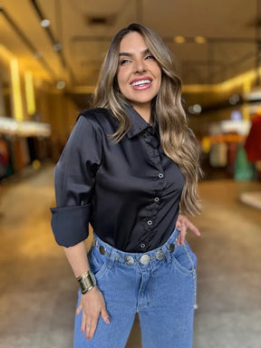 Camisa Cetim Angela