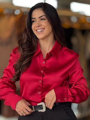 Camisa Cetim Angela
