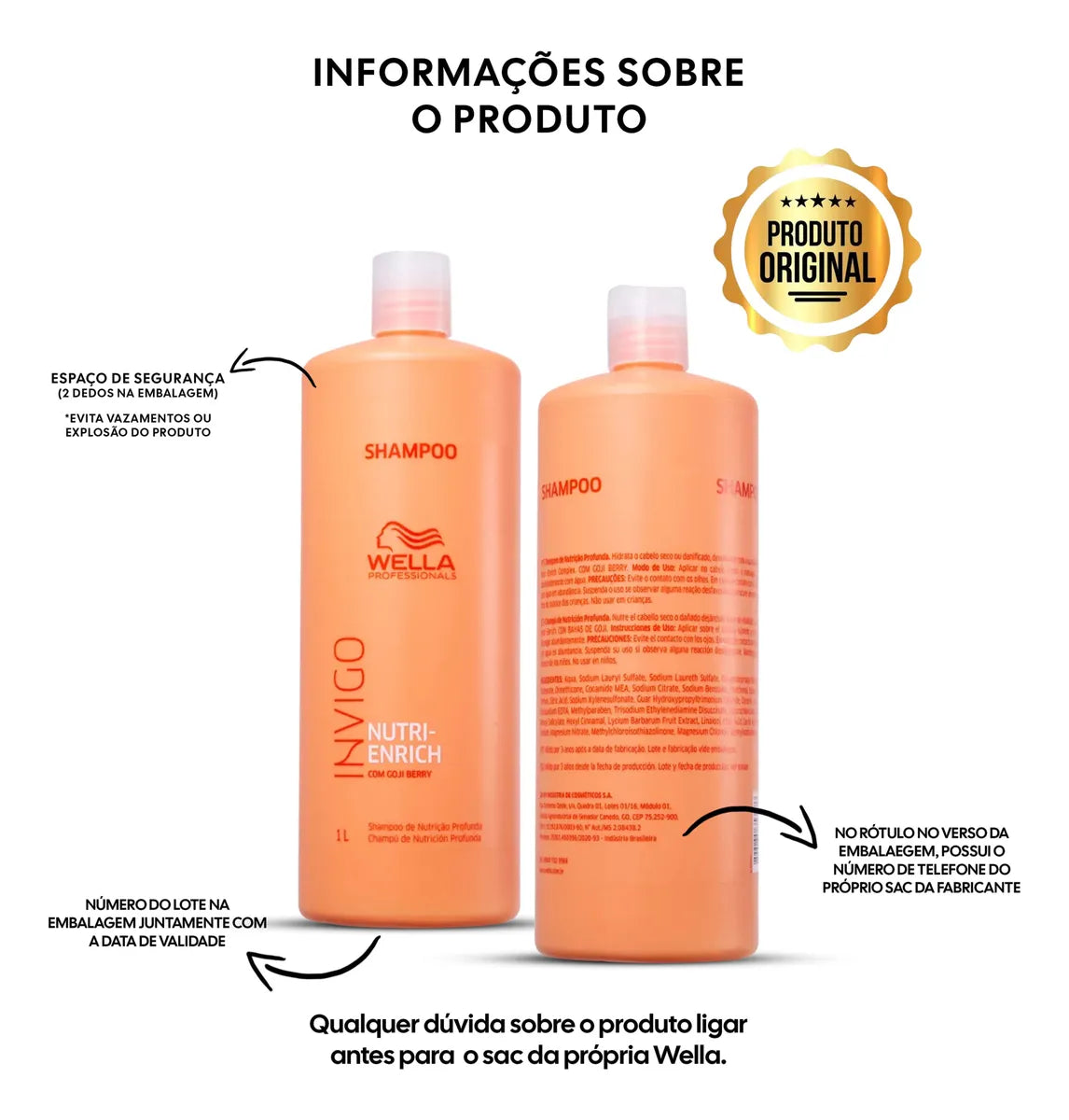 Kit Wella Professionals Invigo Nutri-Enrich Salon Trio (3 Produtos)