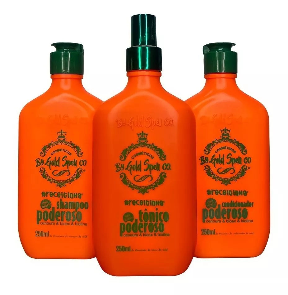 Promoção Combo Poderoso (shampoo+cond+tônico) Original